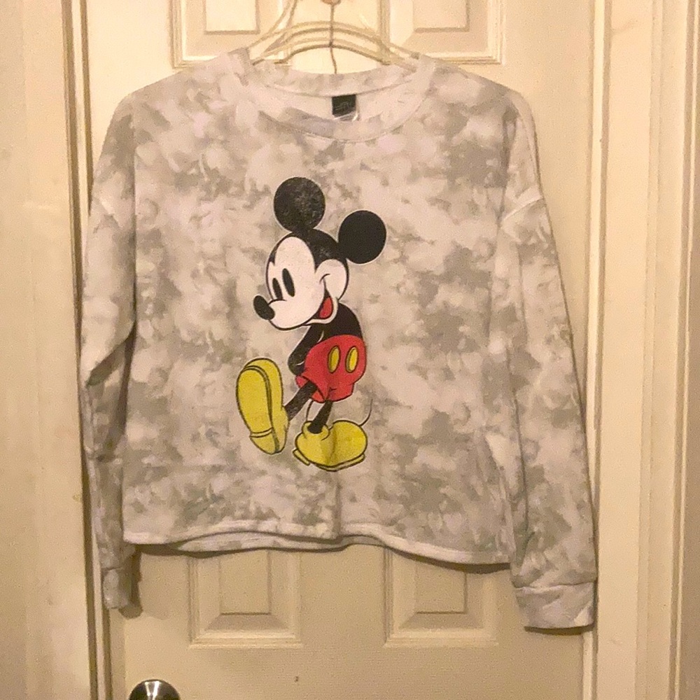 Mickey crop top hoodie XL